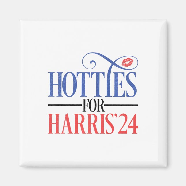Hotties For Harris 2024  Magnet (Front)