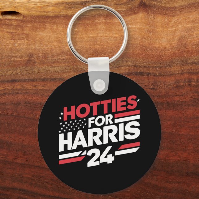 Hotties For Harris 24 Key Ring (Front)