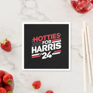 Hotties For Harris 24 Napkin