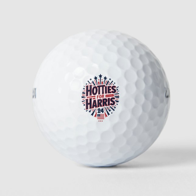 Hotties for Harris Golf Balls (Front)