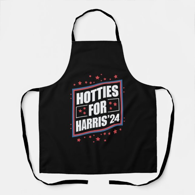 Hotties For Kamala Harris  Apron (Front)