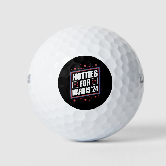 Hotties For Kamala Harris  Golf Balls (Front)