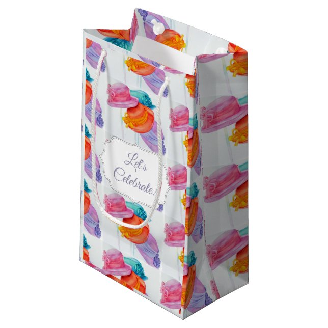 Hotty Hats Small Gift Bag (Front Angled)