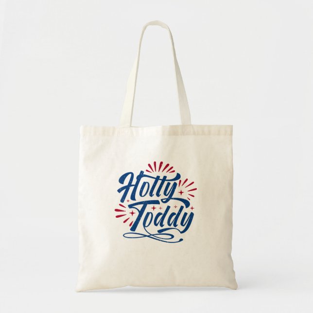  Hotty Toddy Typography Tote Bag (Front)