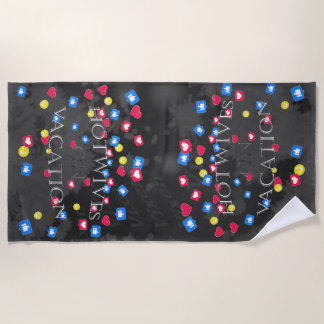 Hotwives On Vacation, everybody loves it  Beach Towel