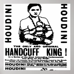 Houdini at the Palace Theatre Poster