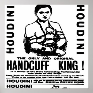 Houdini at the Palace Theatre Poster