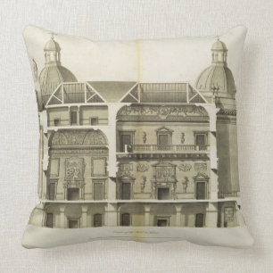 Houghton Hall: cross-section of the Hall and Salon Cushion