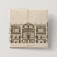 Houghton Hall: section of the West front, engraved