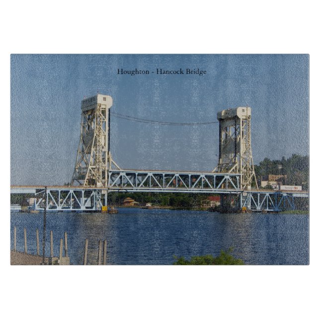Houghton Hancock Bridge cutting board (Front)