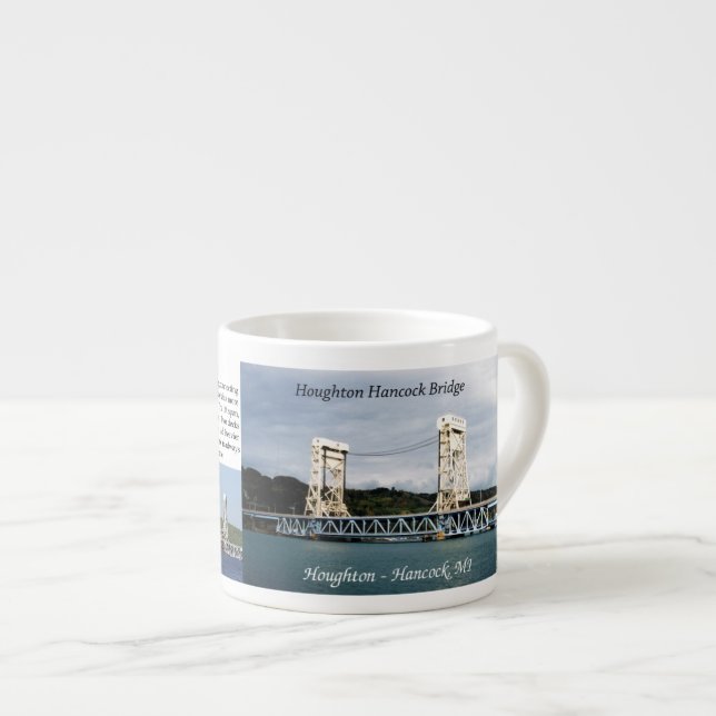 Houghton Hancock Bridge espresso mug (Front Right)