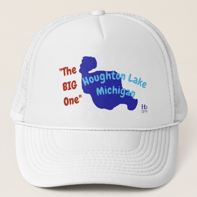 Houghton Lake, Michigan Trucker Hat (Front)