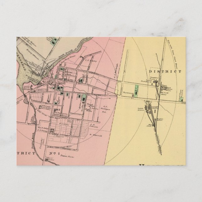 Houlton, Aroostook Co Postcard (Front)