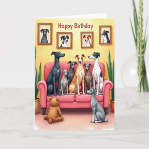 Hound Birthday Portrait Card