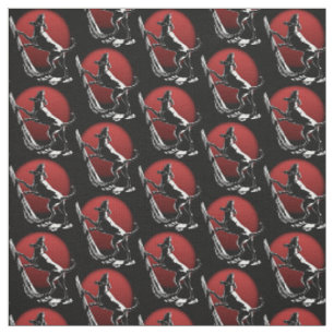 Hound Dog Art Fabric Fabric Hunting Dog Pattern