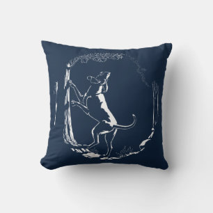 Hound Dog Art Throw Pillow Hunting Dog Pillows