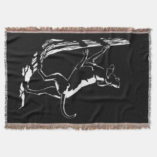 Hound Dog Blanket Hunting Dog Art Throw Blanket