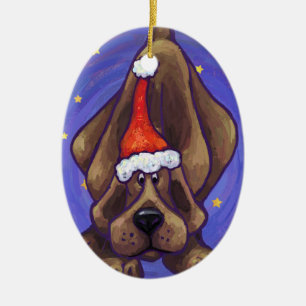 Hound Dog Christmas Ornament