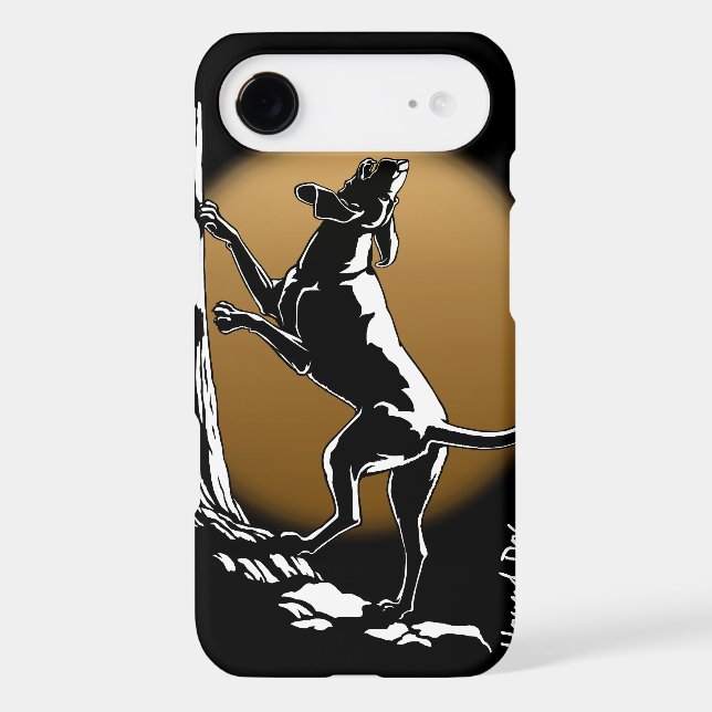 Hound Dog iPhone 3G Case Hunting Dog Smartphone (Back)
