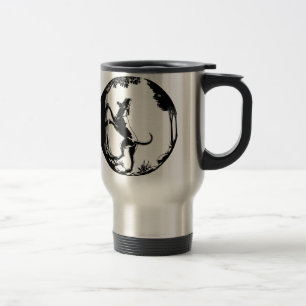 Hound Dog Mug Hunting Dog Art Travel Mug