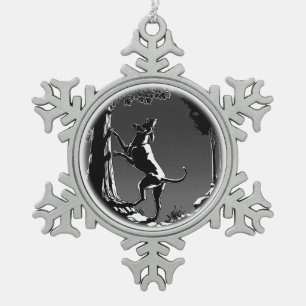 Hound Dog Ornament Coonhound Dog Art Decoration