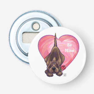 Hound Dog Valentine's Day Bottle Opener