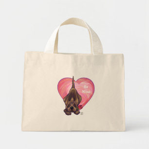 Hound Dog Valentine's Day Mini Tote Bag
