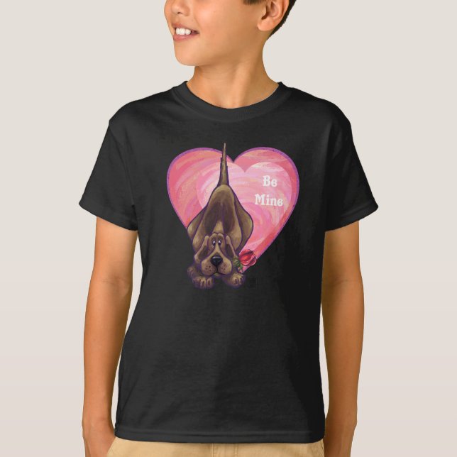 Hound Dog Valentine's Day T-Shirt (Front)