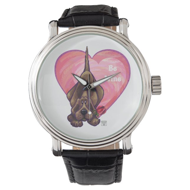 Hound Dog Valentine's Day Watch (Front)
