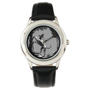 Hound Dog Watch Kid's Hunting Dog Art Wrist Watch