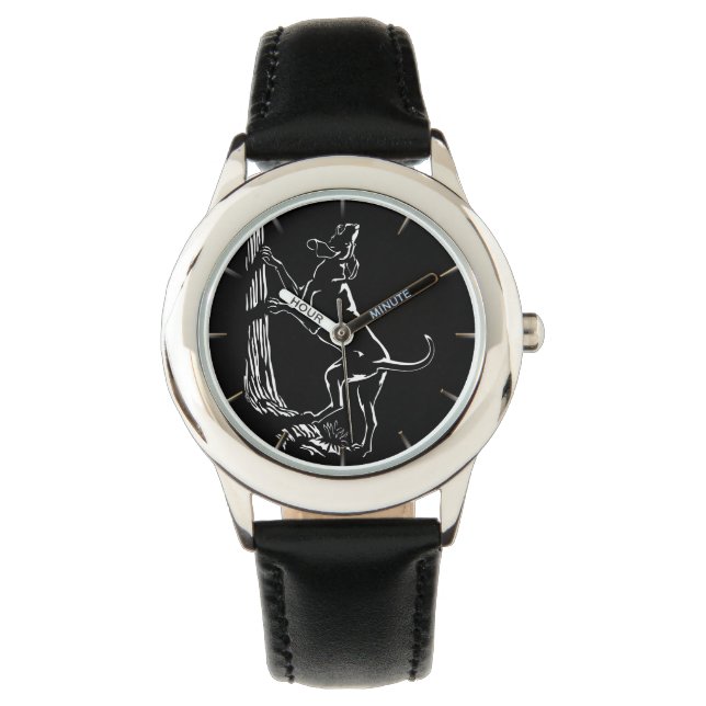 Hound Dog Watch Stylish Dog Lover Wrist Watch (Front)