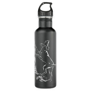 Hound Dog Water Bottle Hunting Dog Art Bottle