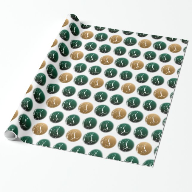 Hound Dog Wrapping Paper Hunting Dog Gift Paper (Unrolled)