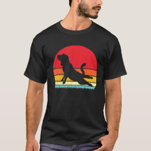 Hound Dogs Owner Beagle Yoga Pose Yoga T-Shirt