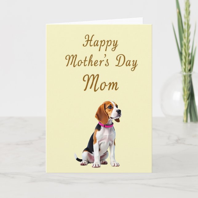 Hound Love Mothers Day Card (Front)