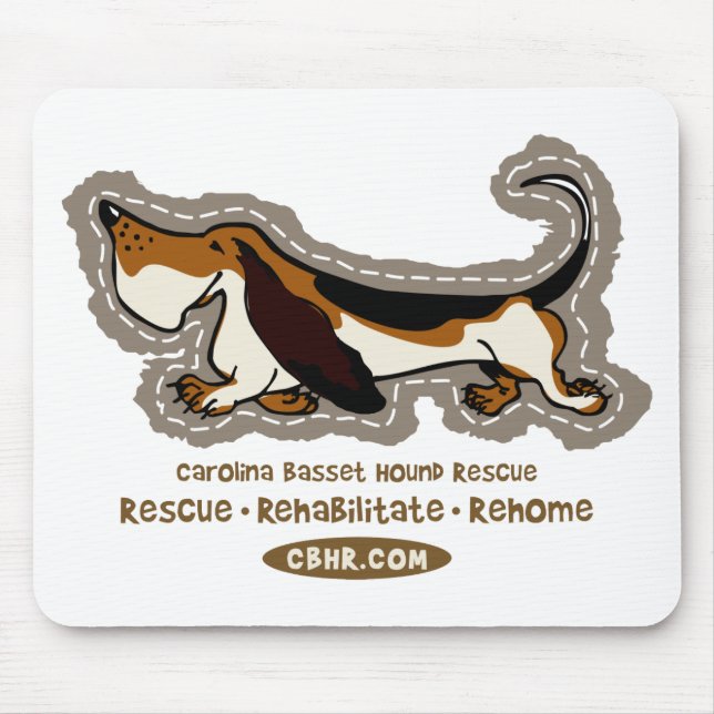 Hound Patch Mouse Pad (Front)