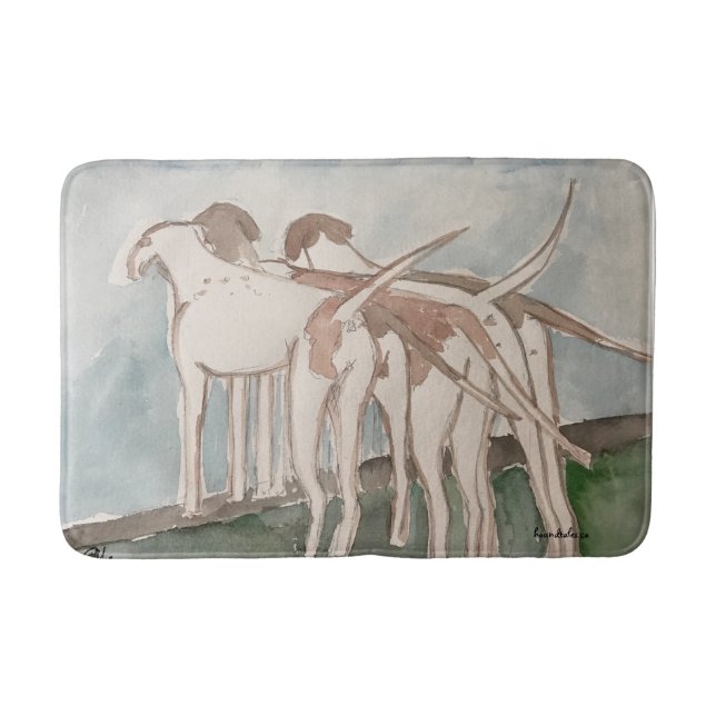 Hounds Bath Mat (Front)