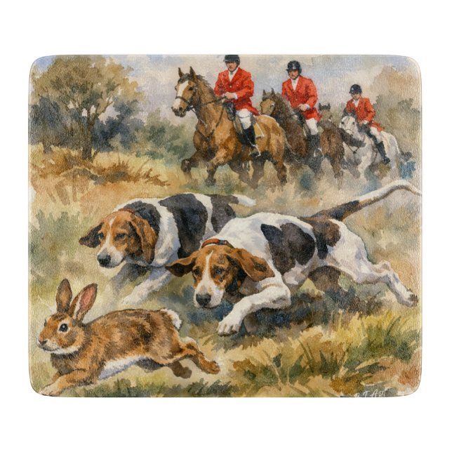 Hounds & Hare  Cutting Board (Front)