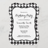 Houndstooth Birthday Party