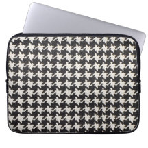 Houndstooth Black White Pattern