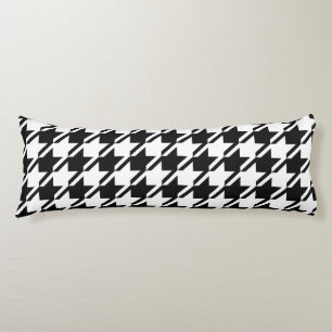 Houndstooth BW Big Pattern Body Cushion