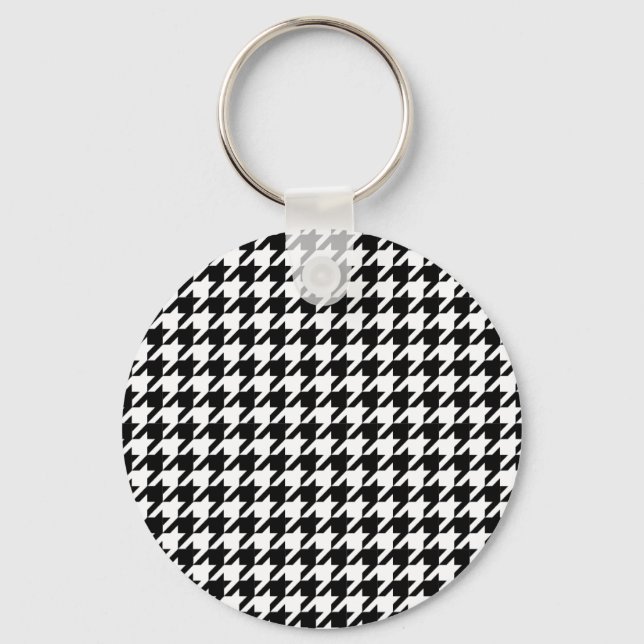 houndstooth check pattern key ring (Front)