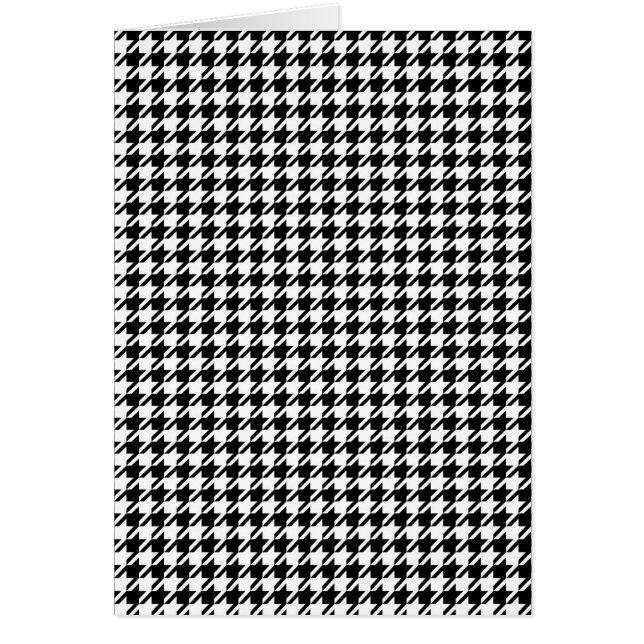 Houndstooth Classic Pattern Card (Front)