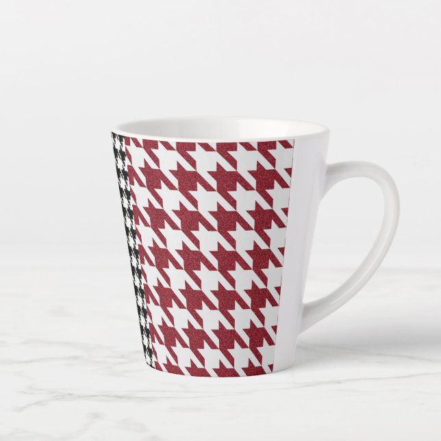 Houndstooth Combo Latte Mug (Right)