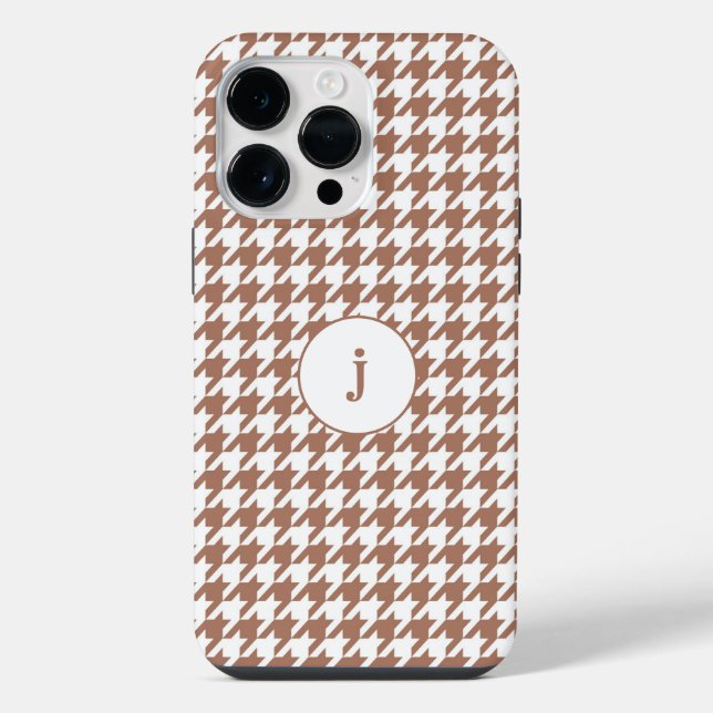 Houndstooth Elegance  iPhone Case (Back)