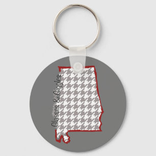 Houndstooth GnG Keychain