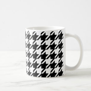 Houndstooth Large Classic Pattern Coffee Mug