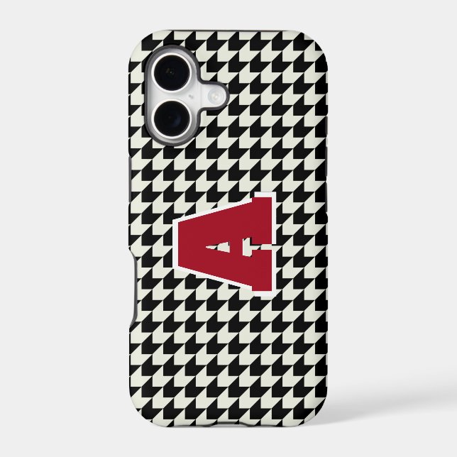 Houndstooth monogram  (Back)