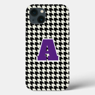 Houndstooth monogram Case-Mate iPhone case