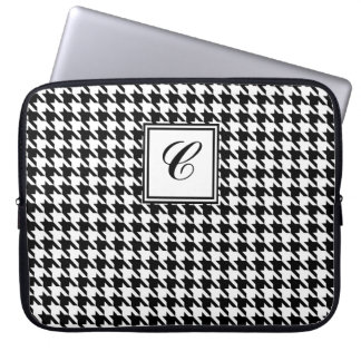 Houndstooth Monogram Laptop Sleeve